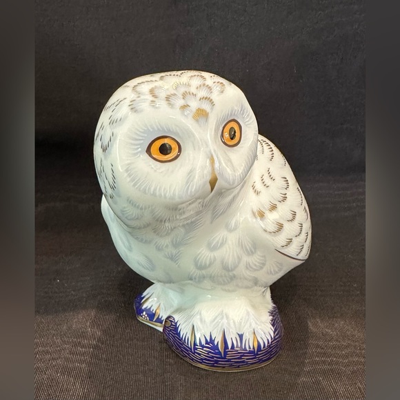 ROYAL CROWN DERBY “Snowy Owl” - Paperweights by Crown Derby - Picture 7 of 12